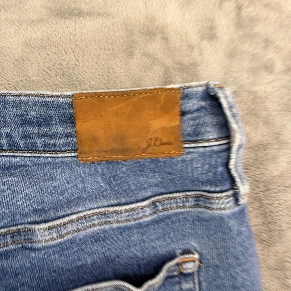 J.Crew Demi Boot‎ Crop Jeans Women's Size 31T Blue Medium Wash High Rise Denim